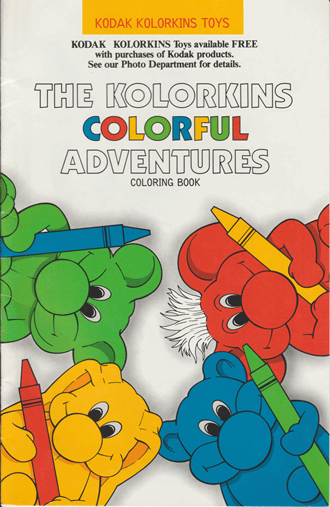 Front of Kolorkins coloring book